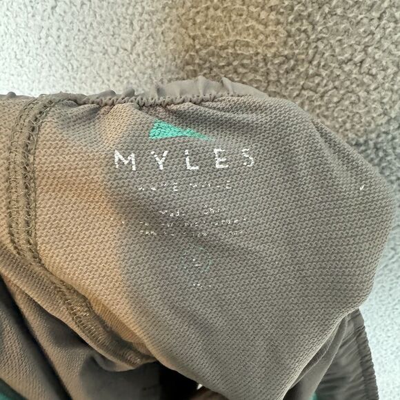 Myles Make Moves Shorts Men’s L Grey Elastic Waist Drawstring Active Gym - Picture 5 of 5